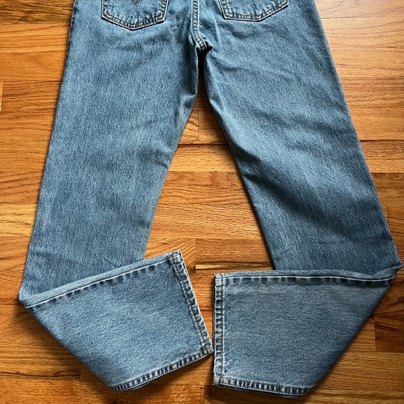 Vintage Levi’s 505 jeans reg. fit,straight leg 100% coton women’s size 5jr. USA! - Picture 7 of 9